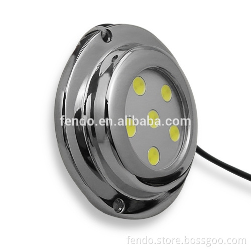 IP68 Stainless Steel LED Round Marine Colorful Underwater Boat Yacht Light Boat Navigation Lamp